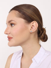 Zircon Butterfly Stud Earrings (2.60 Gram)