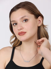 Solitaire Round Top quality Diamond Necklace for her