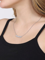 Solitaire Round Top quality Diamond Necklace for her