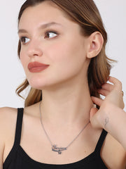 Personalized Sanjana Rose Gold Necklace (5.30 Gram)