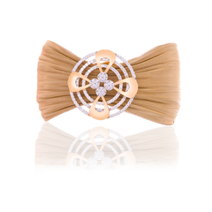 925 Silver Women's Bracelet – Floral Diamond-Inspired Design