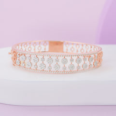 Rose Gold Diamond Bracelet (15.00 Gram)