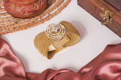 925 Silver Women's Bracelet – Floral Diamond-Inspired Design