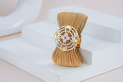 925 Silver Women's Bracelet – Floral Diamond-Inspired Design