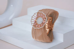 925 Silver Women's Bracelet – Rose Gold Finish, Floral Design