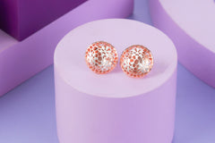 Italian Sterling Silver Stud Earrings (3.70 Gram)