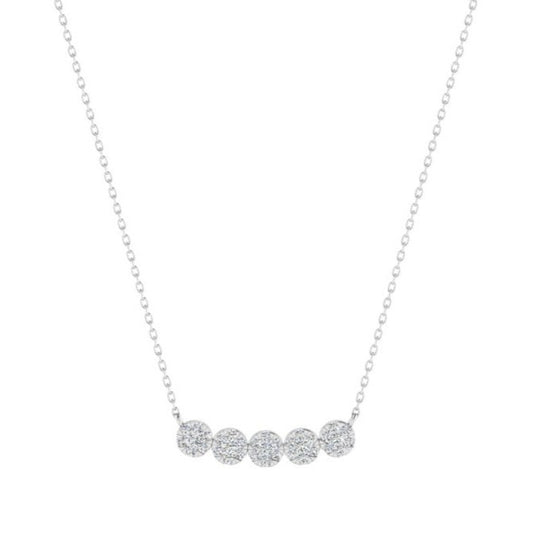 Solitaire Round Top quality Diamond Necklace for her