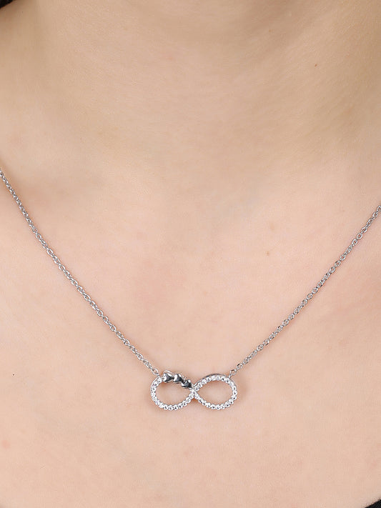 925 Sterling Silver Infinity Pendant | Infinity Locket