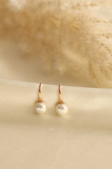 Simulated Pearl Earrings | 925 Silver (2.80 Gram)