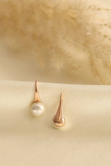 Simulated Pearl Earrings | 925 Silver (2.80 Gram)