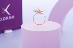 Rose Gold Italian Silver Ring (4.20 Gram)