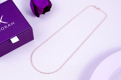 Silver Ball Chain Necklace - Classic Chic - 925 Sterling Silver(5.13 gms)