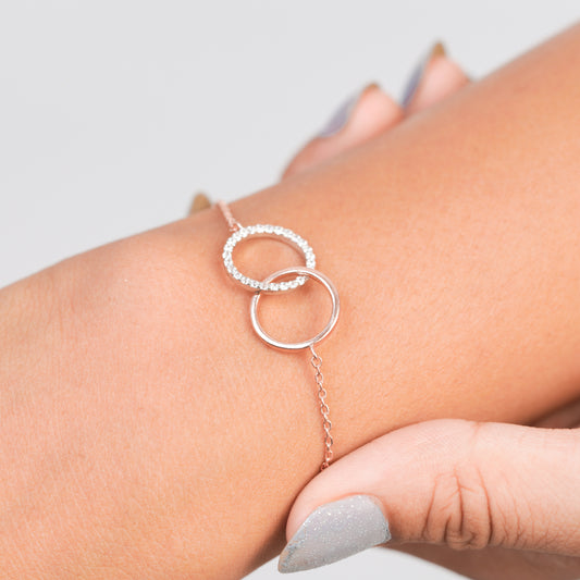 Rose Gold 925 Sterling Silver Bracelet