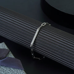 Paper Clip Stylish Bracelet | 925 Sterling Silver