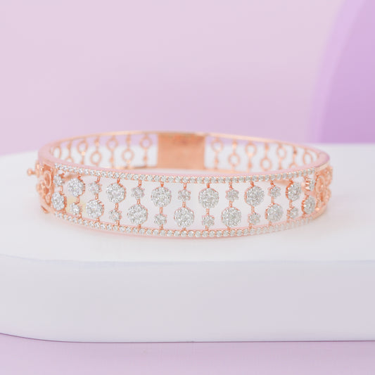 Rose Gold Diamond Bracelet (15.00 Gram)