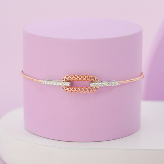 Rose Gold Bracelet 925 Sterling Silver (4.150 Gram)