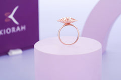 Rose Gold Italian Ring | 925 Silver (4.16 Gram)