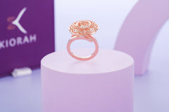 Rose Gold Dancing Diamond Ring (5.45 Gram)